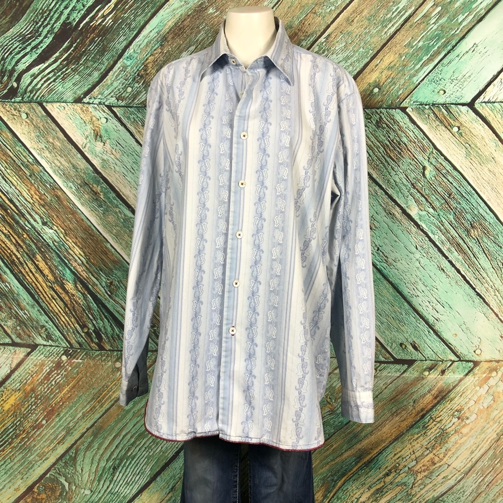 C3 - Indigo Palms Denim Co. Long Sleeve Shirt - L
